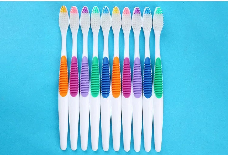 20pcs toothbrush soft Adult family use super Soft Toothbrush Brush Oral Care Tooth Brush Oral Hygiene for home Travel protect